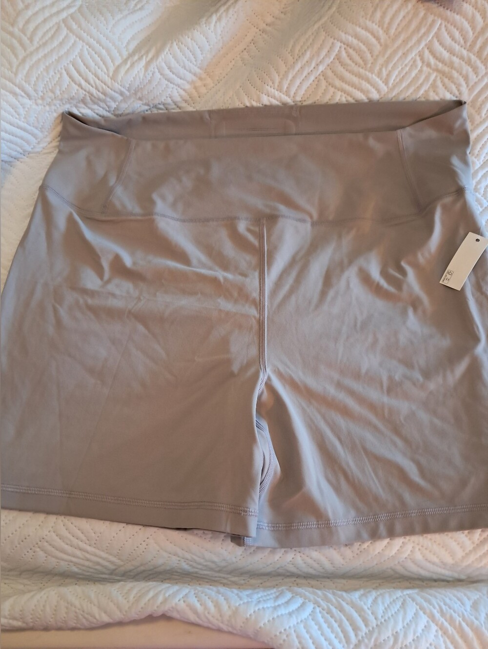High-Waist Women’s Active Shorts in Taupe NWT